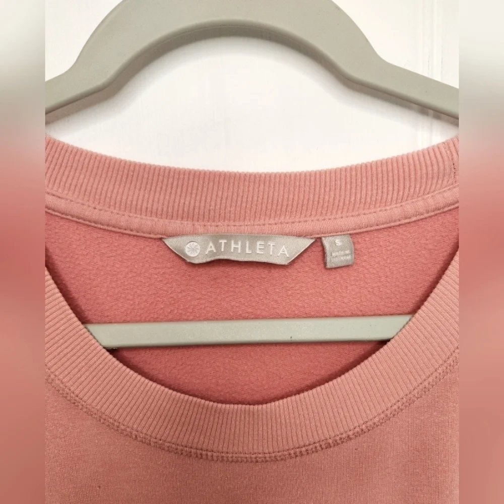Athleta women's long sleeve crew neck sweatshirt size S D92 - Picture 3 of 4